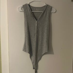 Gray Sleeveless Women's Top